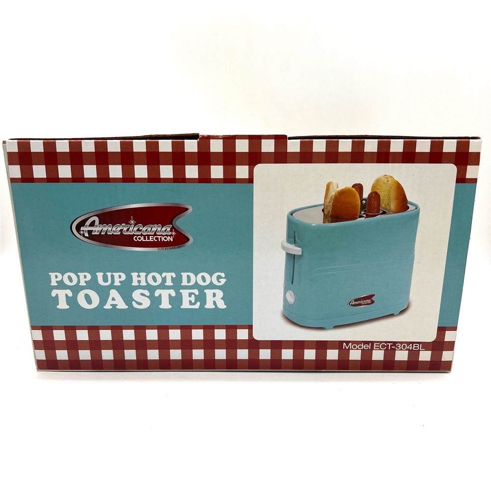 Americana Collection Blue Hot Dog Toaster